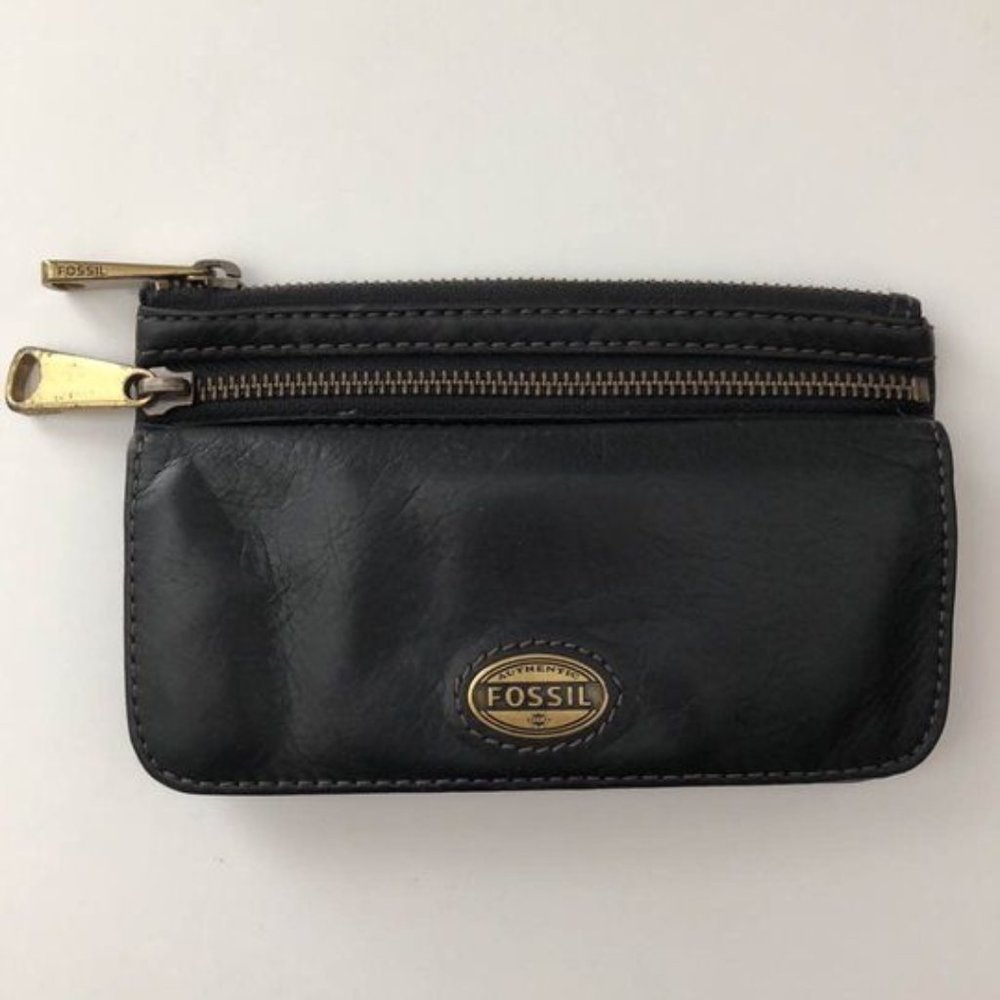 Fossil Leather Clutch Wallet